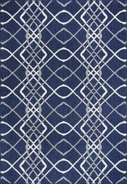 Dynamic Rugs VILLA 1643-510 Navy and Ivory